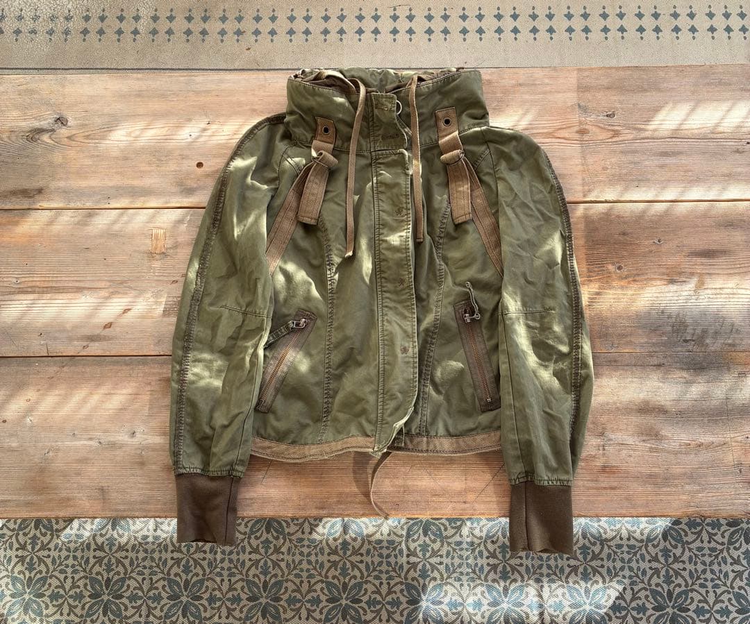 ジャケット・アウター 00s archive GIRBAUD flight jacket