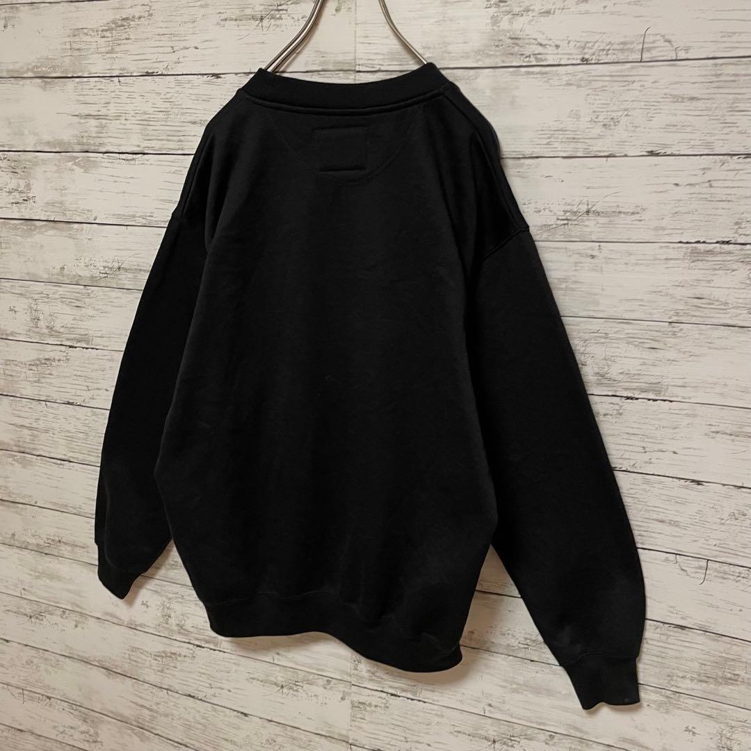 926【人気Lサイズ】ナイキ♤刺繍ビッグロゴ　90s 銀タグ　スウェット　希少