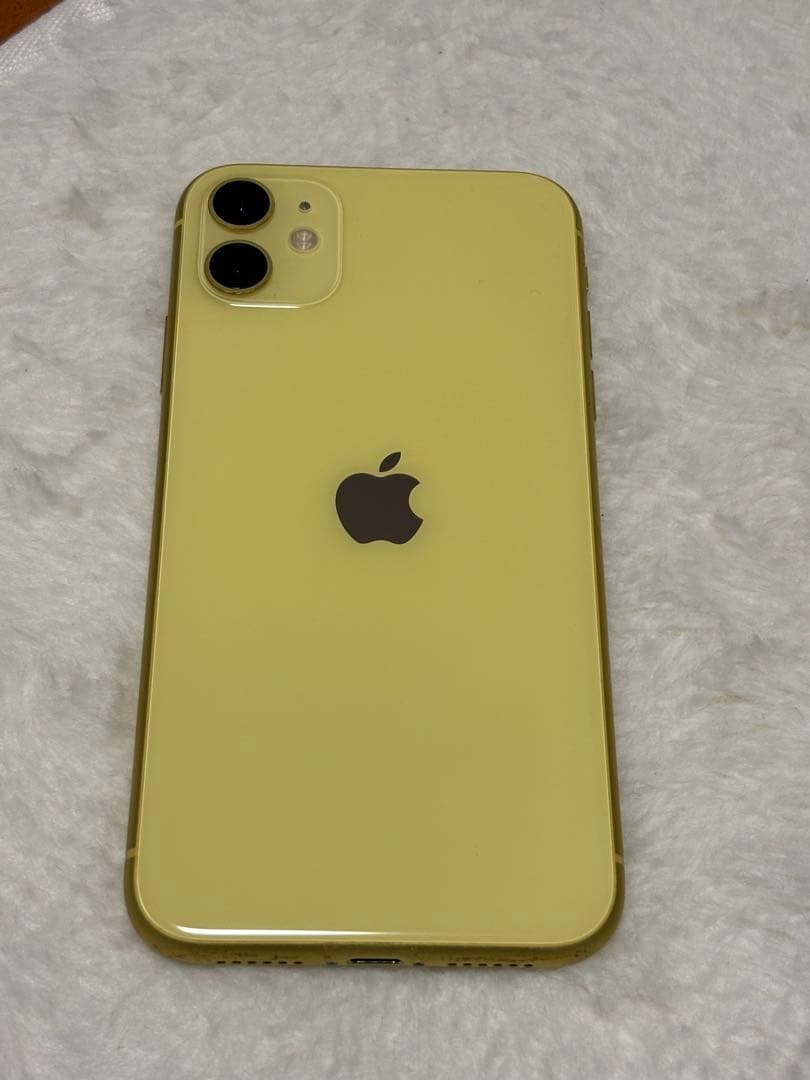 iPhone 11 イエロー 箱付き 初期化済み、SIMフリー