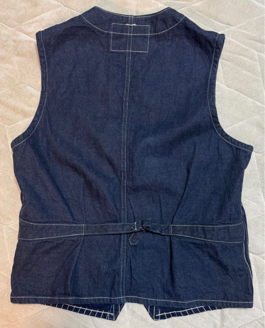 シュガーケーン　ウォバッシュストライプベスト