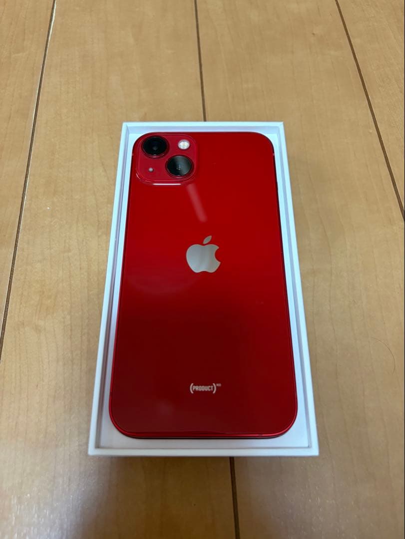 Apple iPhone 13 (PRODUCT)RED 本体　美品
