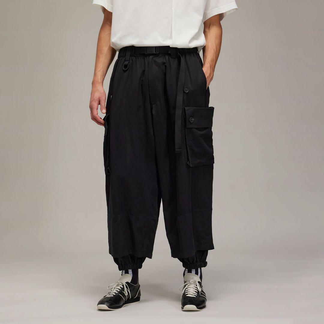Y3 ウォッシュドツイル カーゴ パンツ（L）新品