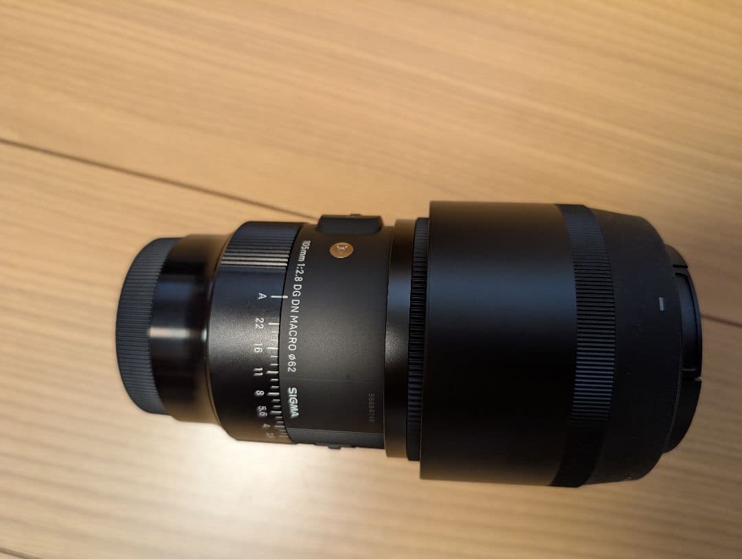 シグマ 105mm F2.8 DG MACRO [ソニーE用]　プロテクター付き