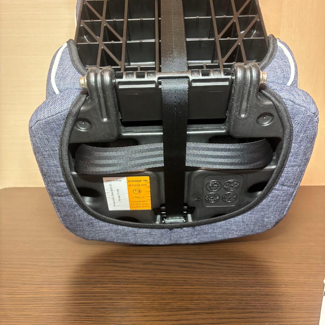 【美品】 日本育児 チャイルドシート トラベルベストECプラス デニム