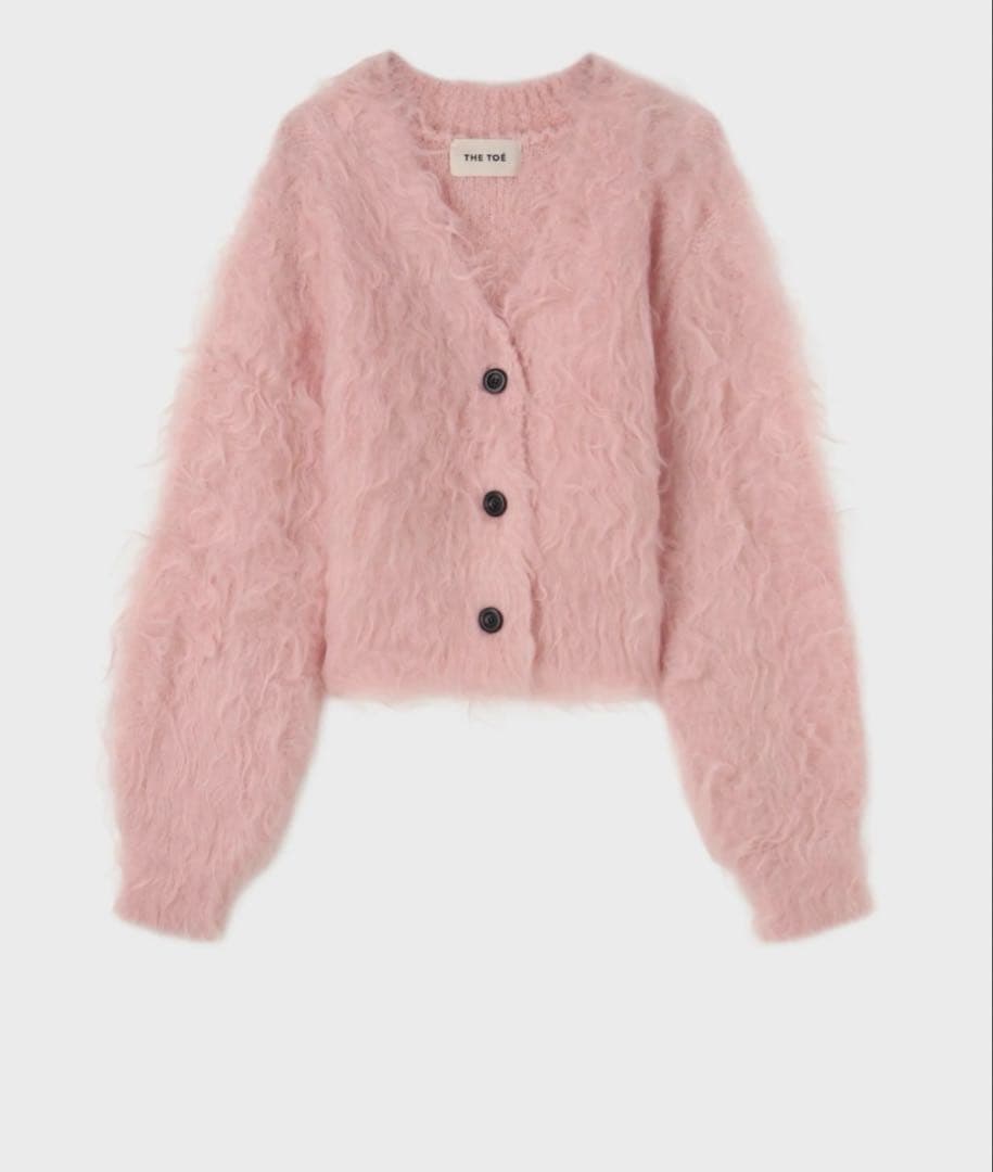 m　the toe ピンクカーディガン