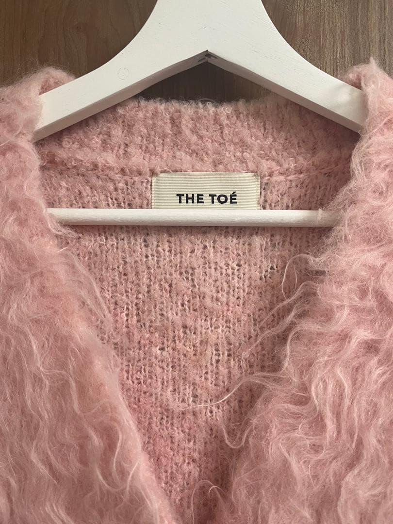 m　the toe ピンクカーディガン
