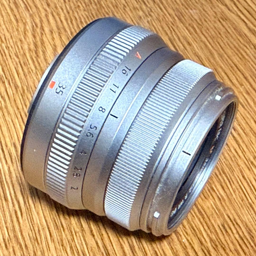 【極美品】富士フイルム XF35mm F2 R WR シルバー（付属品完備）