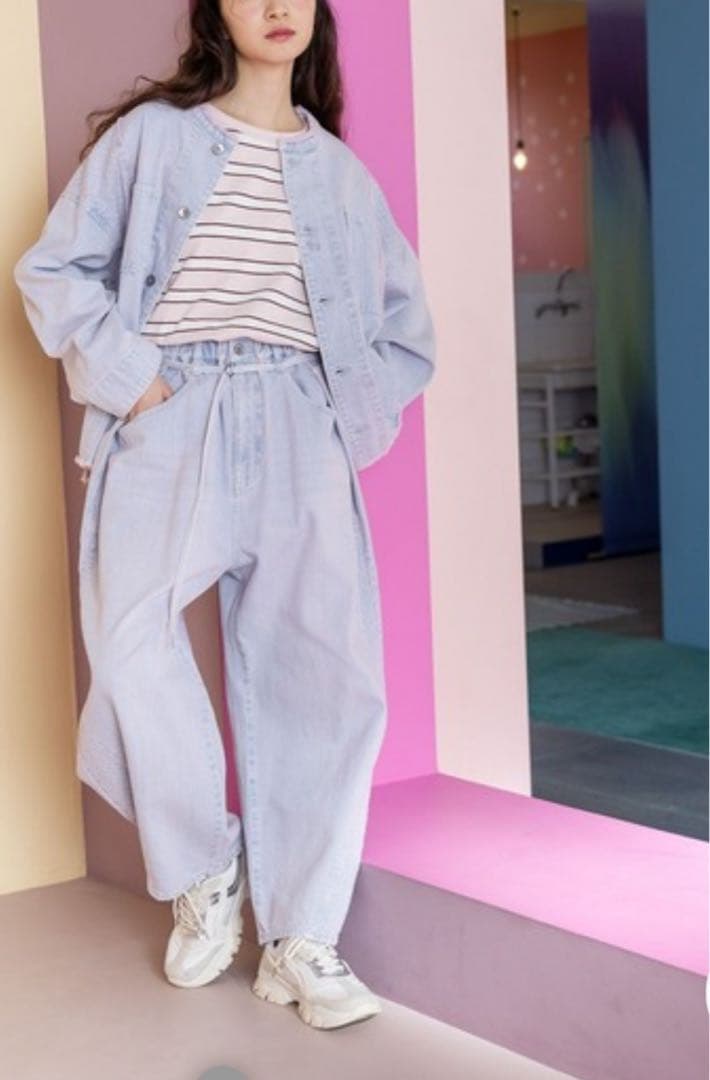 2025SS ニコアンド REMAKE COVERALL デニム ジャケット