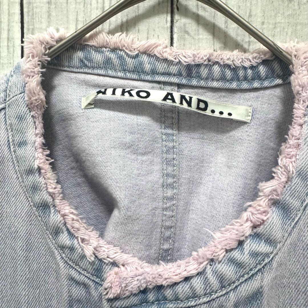 2025SS ニコアンド REMAKE COVERALL デニム ジャケット