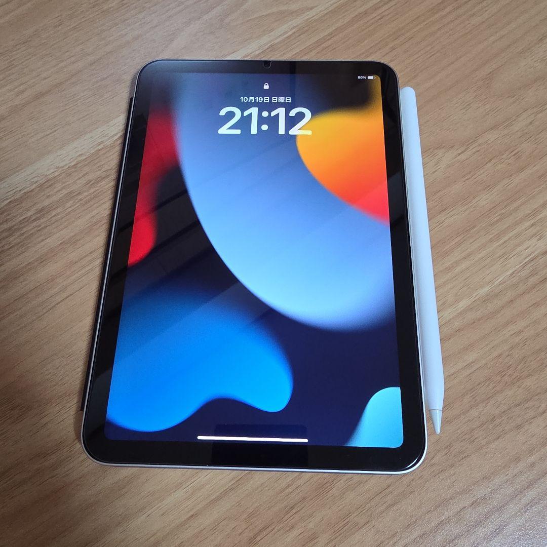 iPad mini（第6世代）64G Apple Pencil　純正カバー