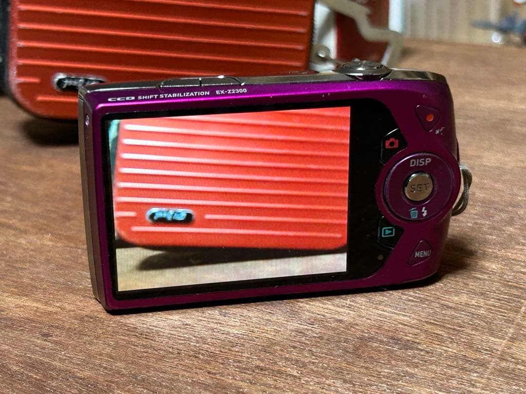 【中古】CASIO EXILIM EX-Z2300 パープル コードなど セット