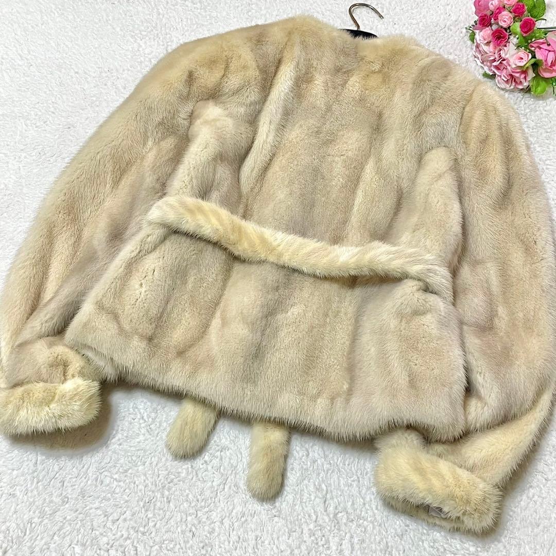 SAGAMINK  桂由美 パールミンク 毛皮 クロップド丈 コート