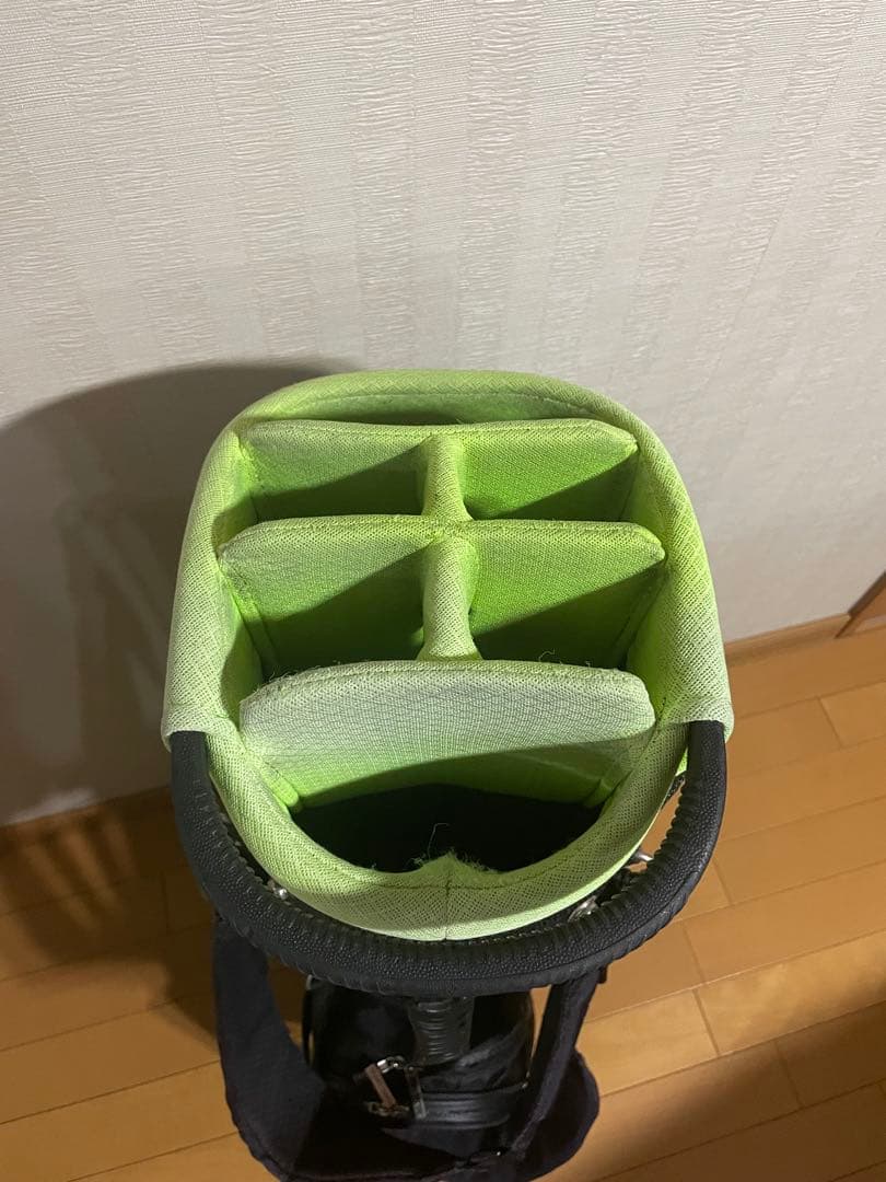 23GOLF キャディバッグ ブラック/ライム