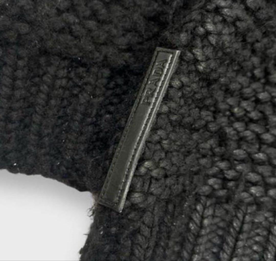 ※専用PRADAドライバーズニット ウール100% size 48 Black