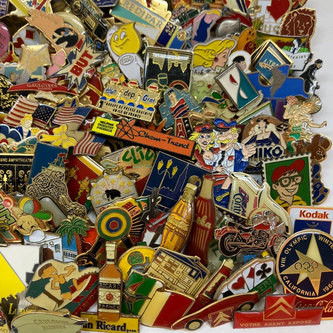 フランス雑貨★ピンバッジ大量250個セット★WJC01