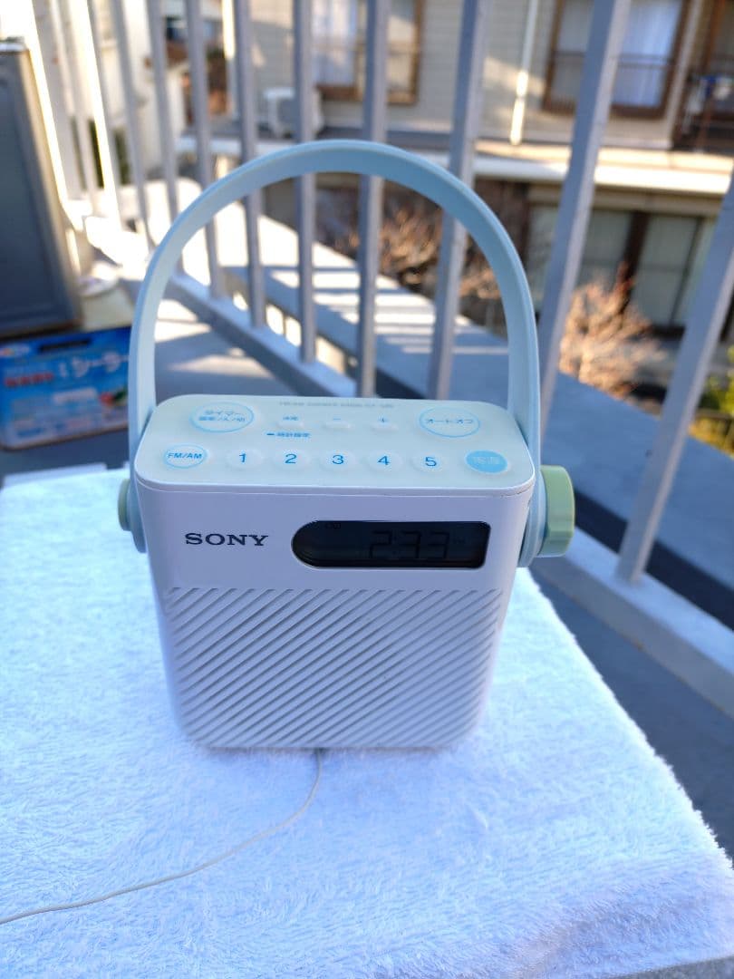 SONY ポータブルラジオ FM/AMシャワーラジオ「ICF-S80」