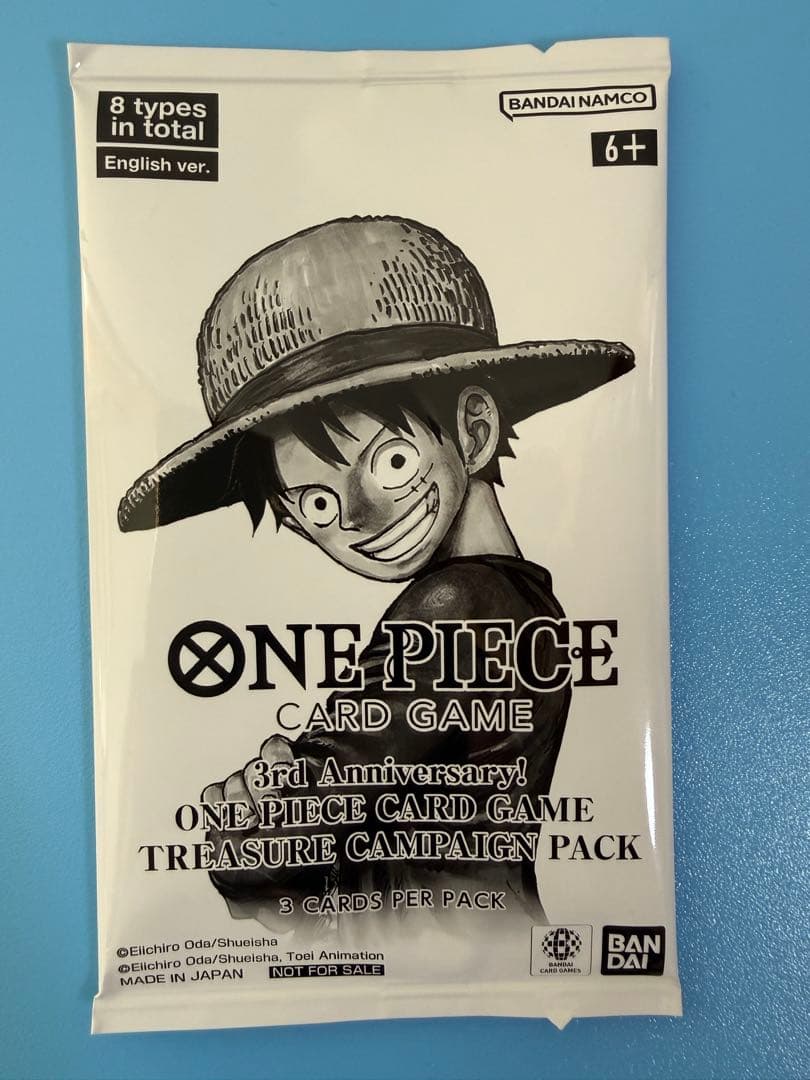 英語版 ワンピースカードゲーム 3周年記念 トレジャーパック プロモ