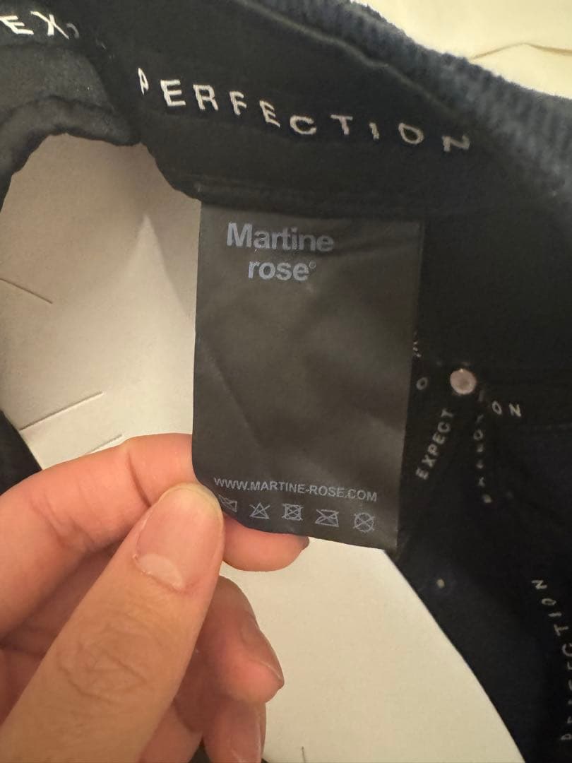 MARTINE ROSE CUT PEAK CAP 24ss キャップ