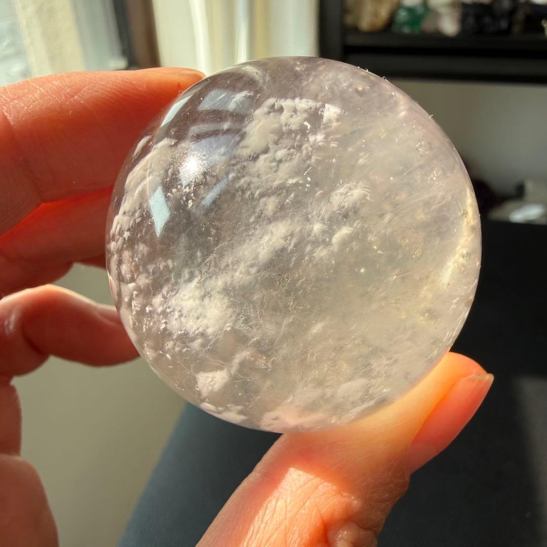 【g's hako】パイライト共生フローライトのスフィアNO.021113