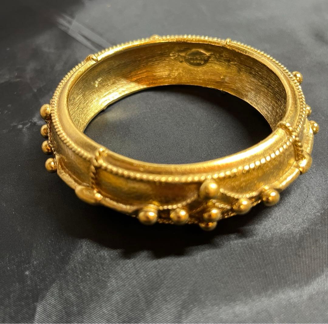 SONIA RYKIEL ソニアリキエル バングル ブレスレット ゴールド