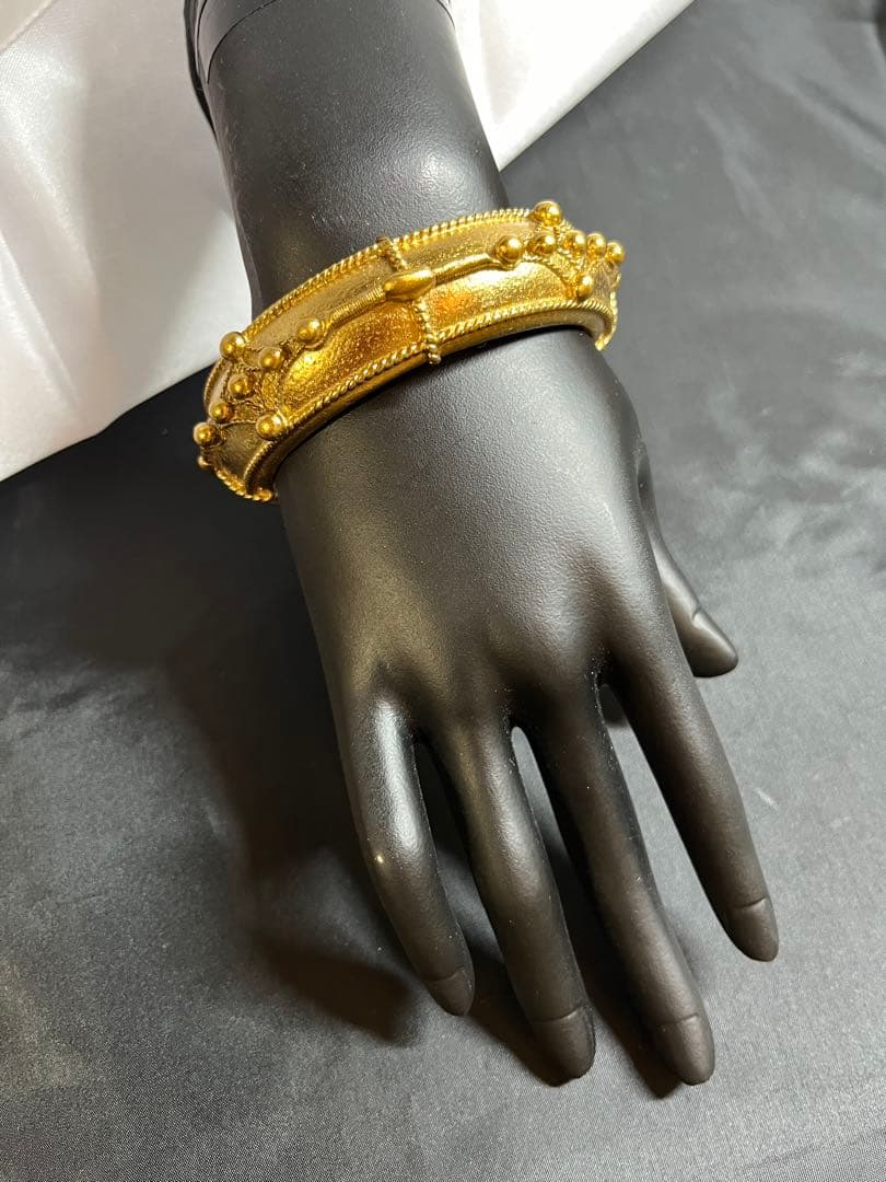 SONIA RYKIEL ソニアリキエル バングル ブレスレット ゴールド