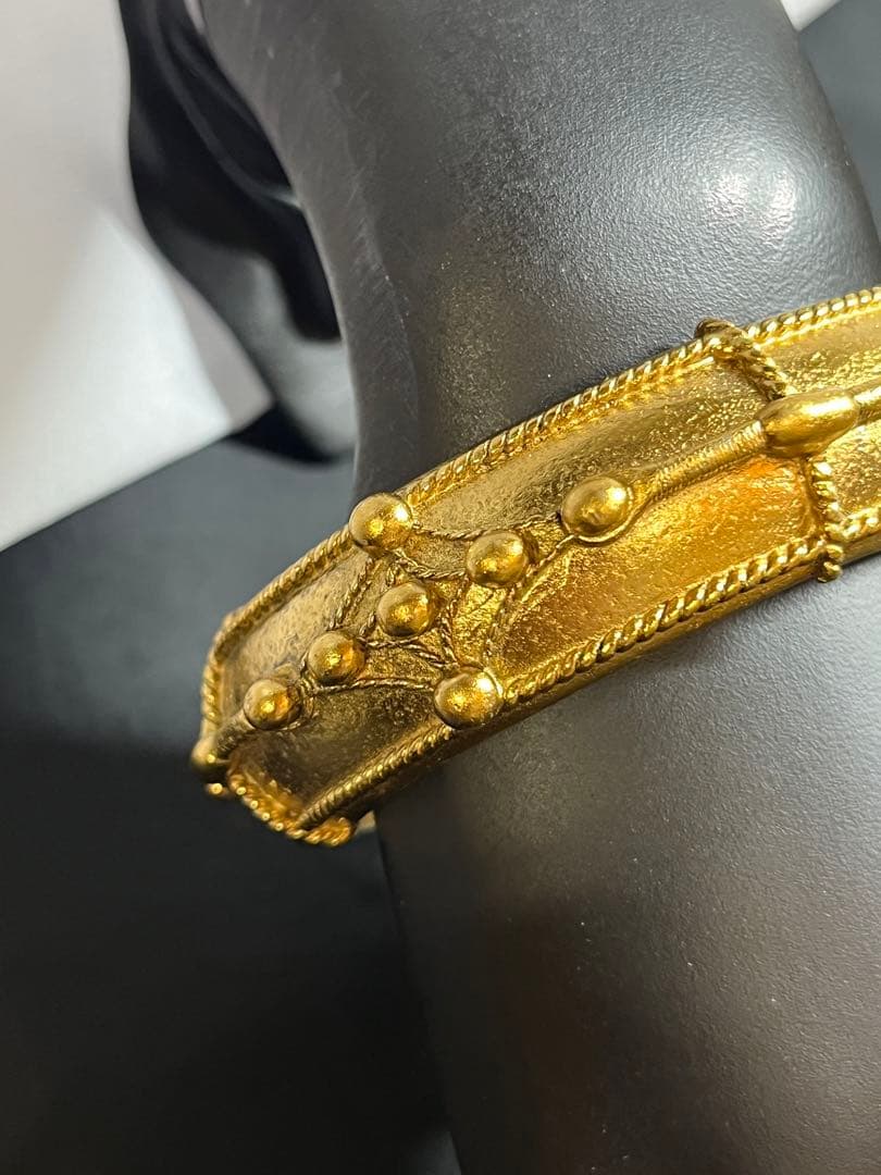 SONIA RYKIEL ソニアリキエル バングル ブレスレット ゴールド