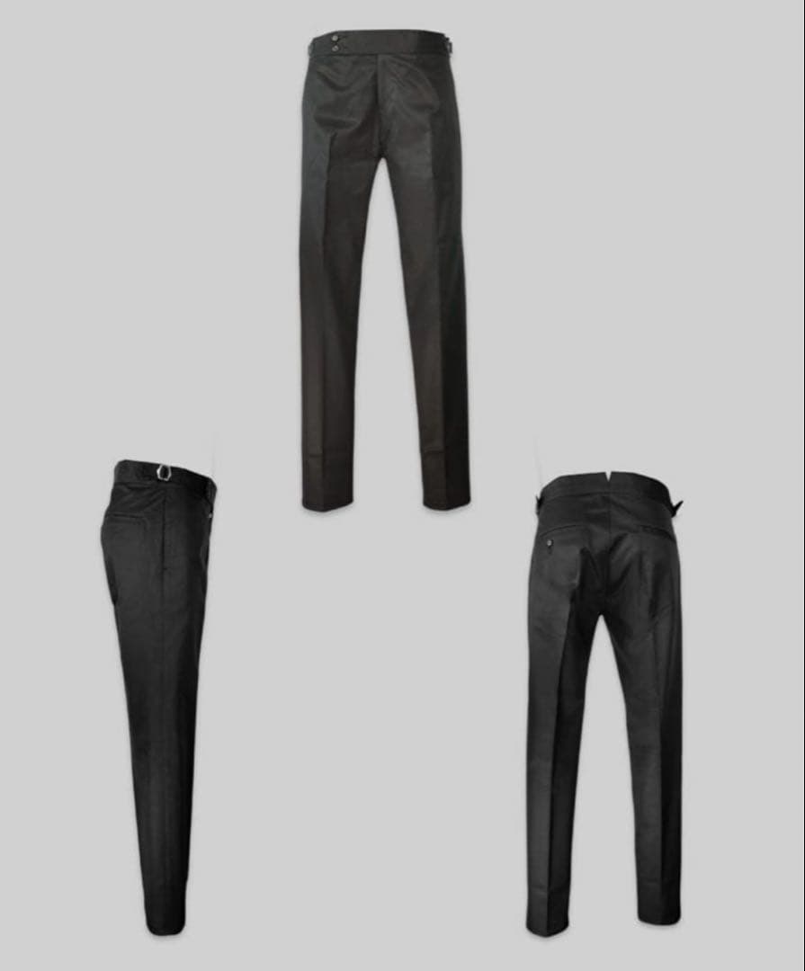 EUROKENVY Mサイズ　脚長スラックス 黒 メンズ