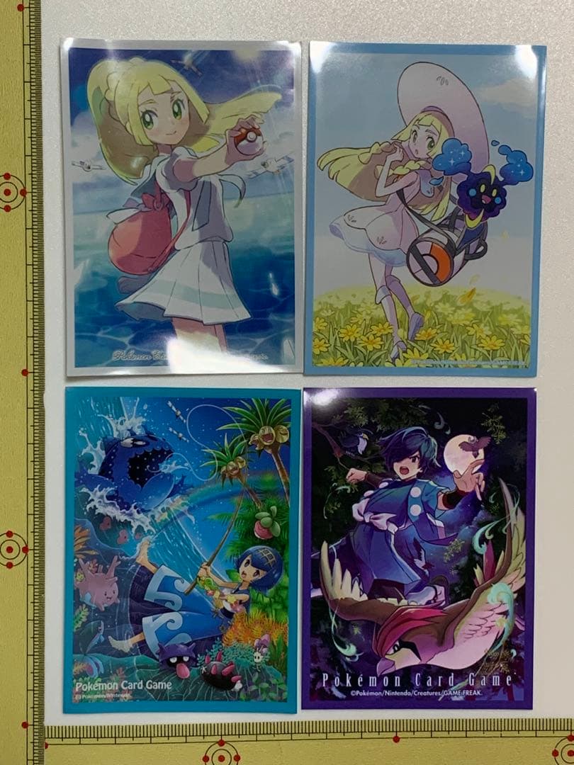 ポケモン カードスリーブ バラ売り ピカチュウ リーリエ等