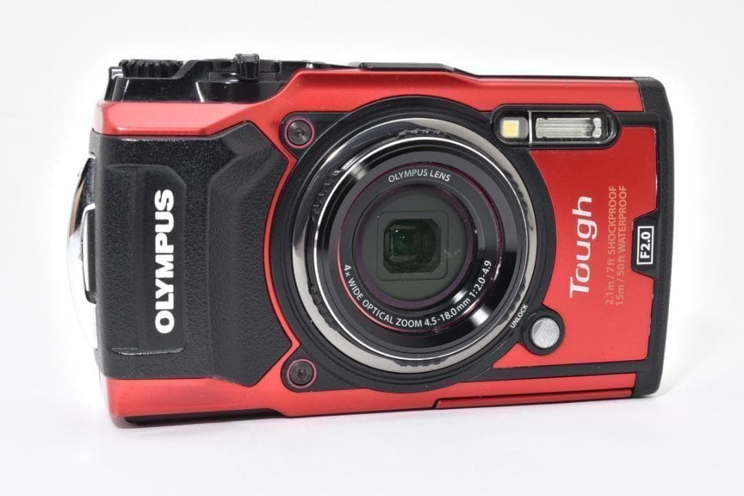 オリンパス　OLYMPUS Tough TG-5 レッド ≪専用ケース・元箱付≫