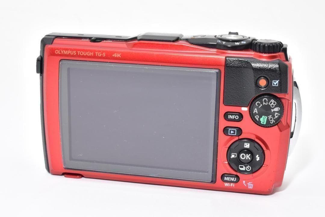 オリンパス　OLYMPUS Tough TG-5 レッド ≪専用ケース・元箱付≫
