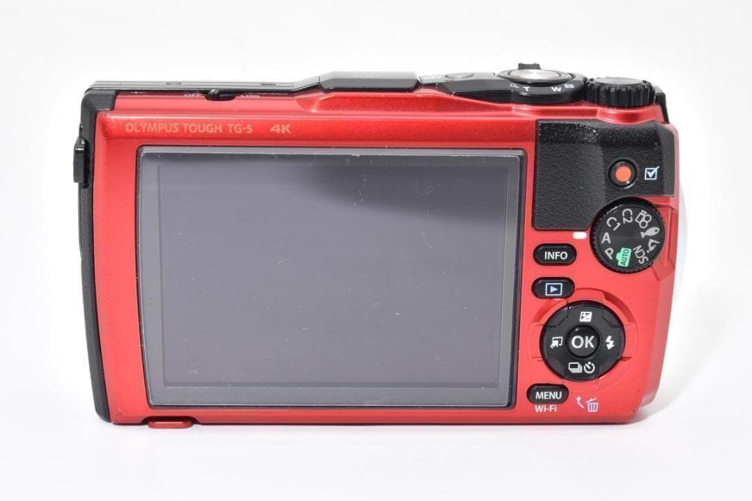 オリンパス　OLYMPUS Tough TG-5 レッド ≪専用ケース・元箱付≫