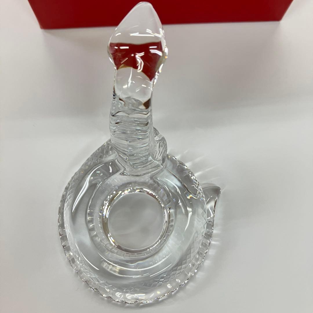 Baccarat 2025干支クリスタルガラス ヘビ