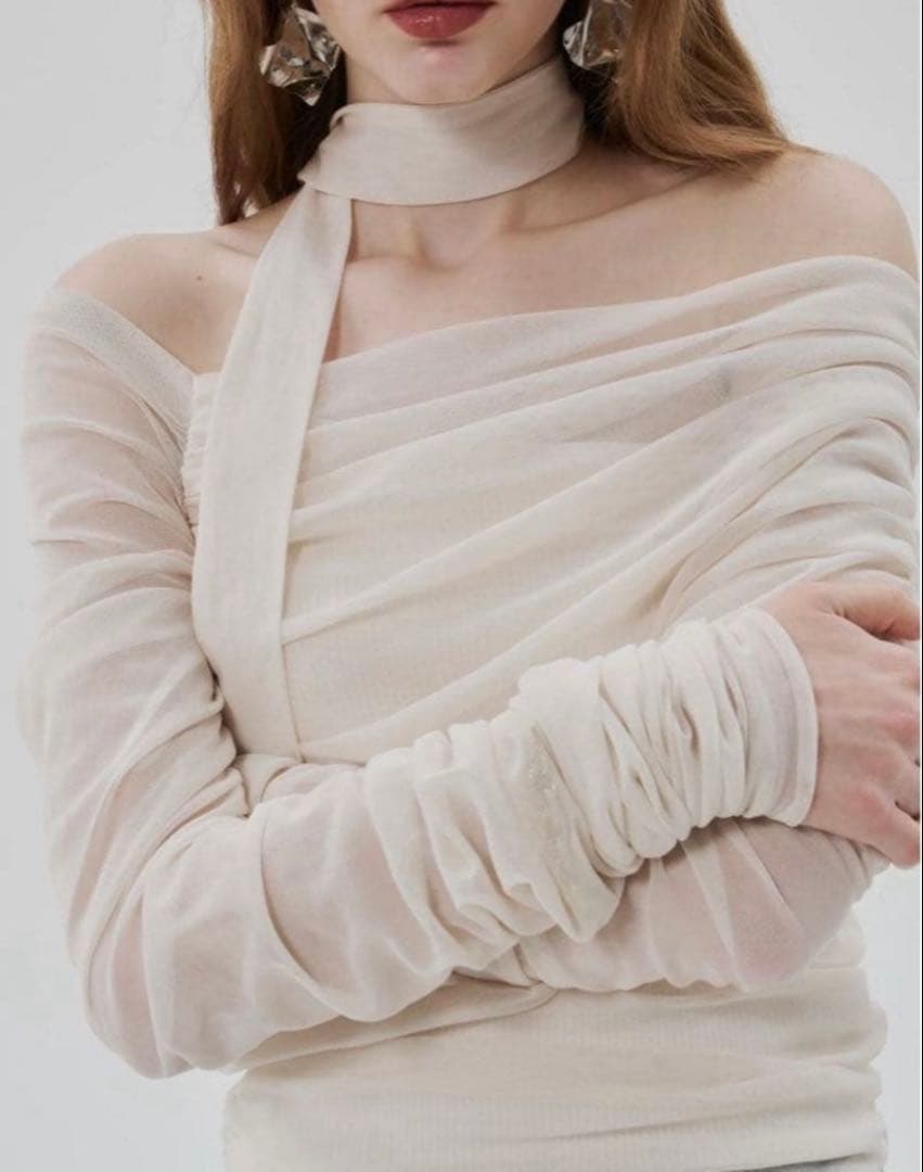 【THE TOE】ANTHURIUM TULLE TOPS