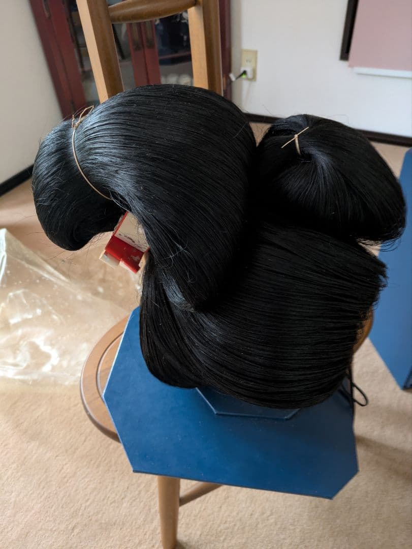 文金高島田　花嫁鬘とかんざし