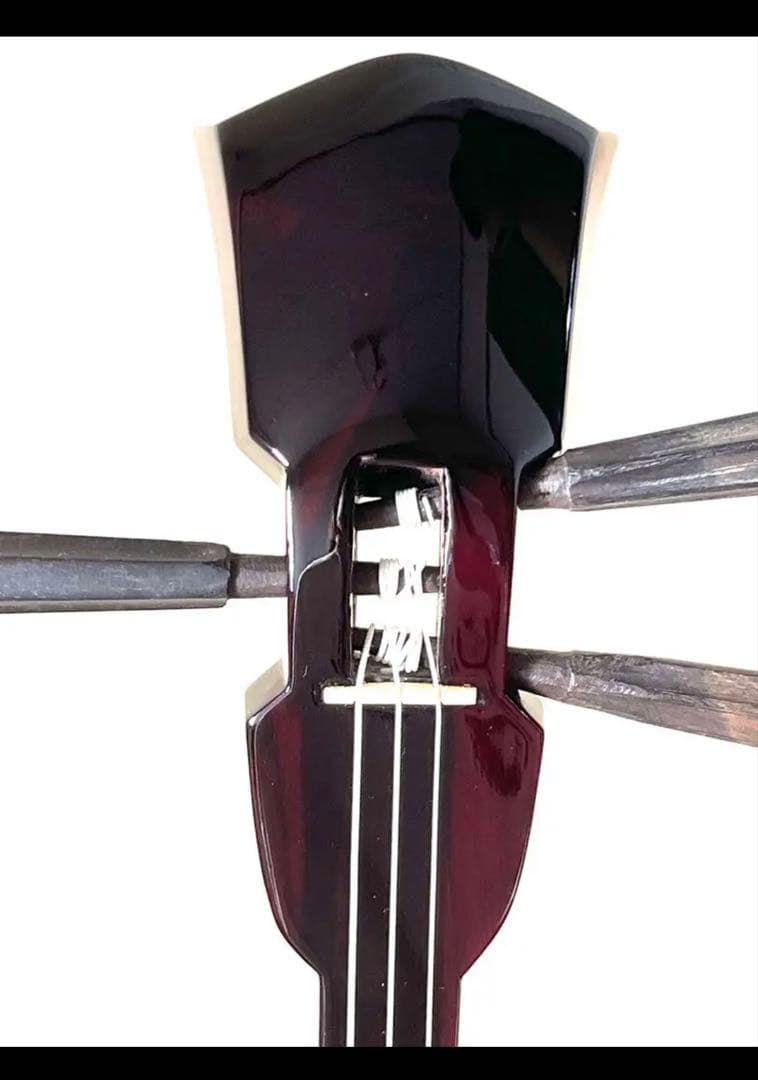 黒檀　真壁型　三線　強化張り　黒木