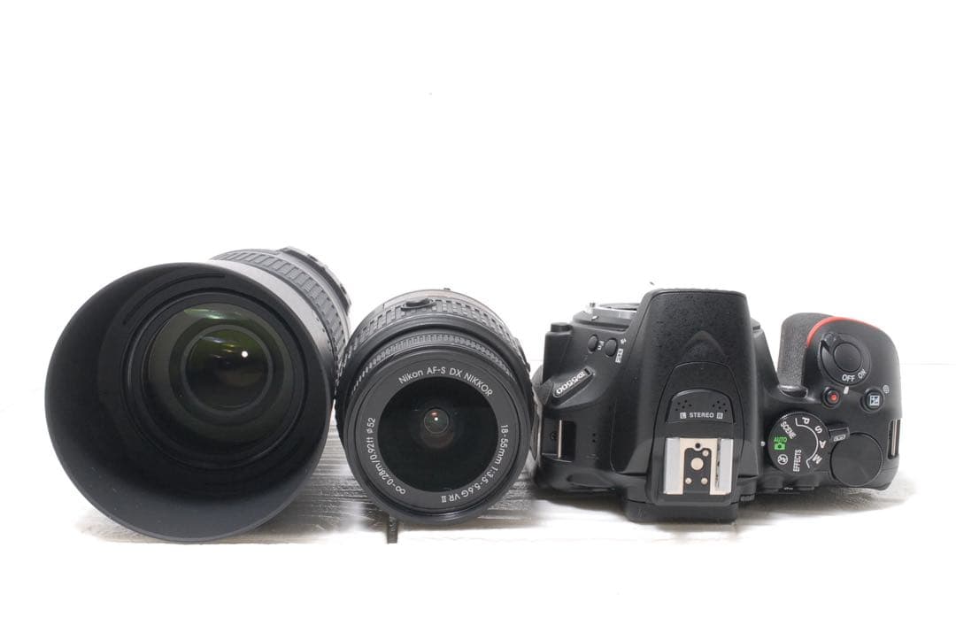 新品級 ショット数266回✨Nikon D5500 ダブルズーム 超望遠レンズ付