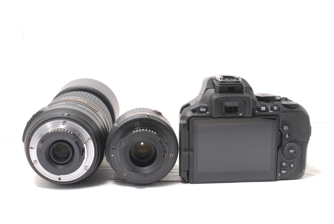新品級 ショット数266回✨Nikon D5500 ダブルズーム 超望遠レンズ付