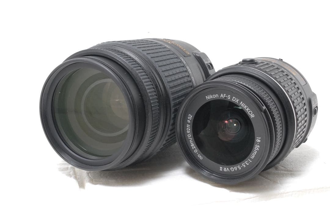 新品級 ショット数266回✨Nikon D5500 ダブルズーム 超望遠レンズ付