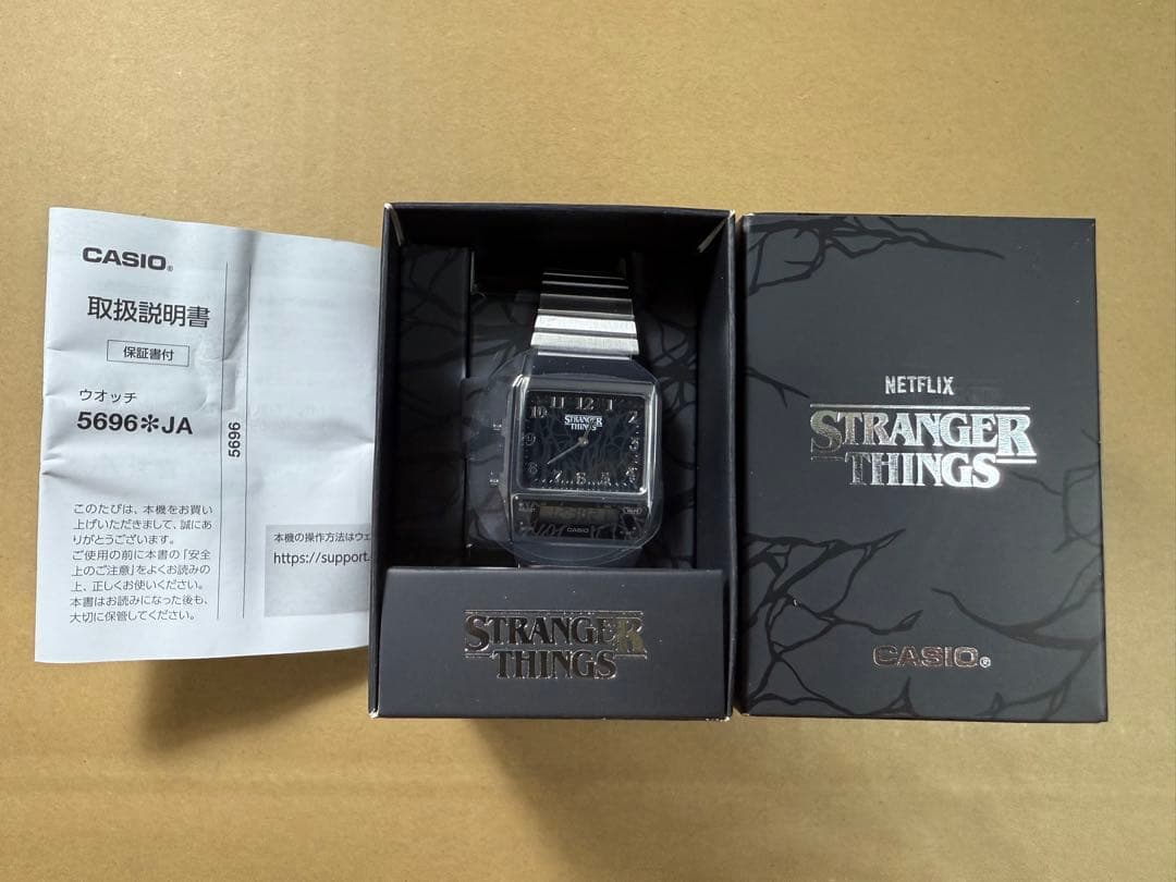 Stranger Things CASIO カシオAQ-800EST-1AJR