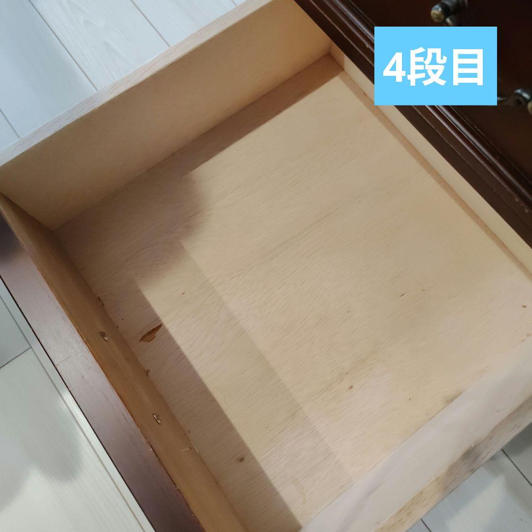 東海家具 5段チェスト ブラウン