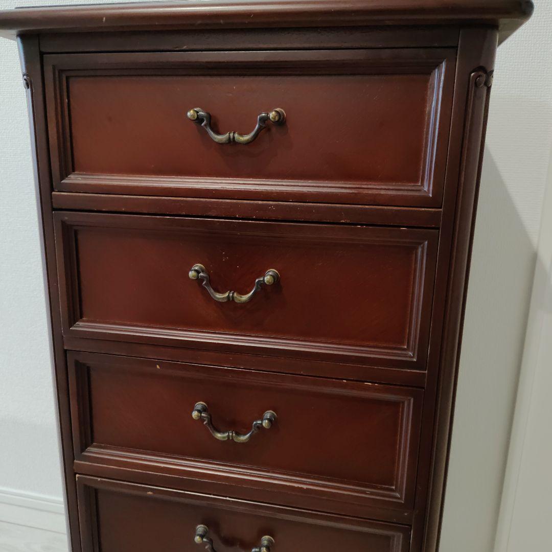 東海家具 5段チェスト ブラウン