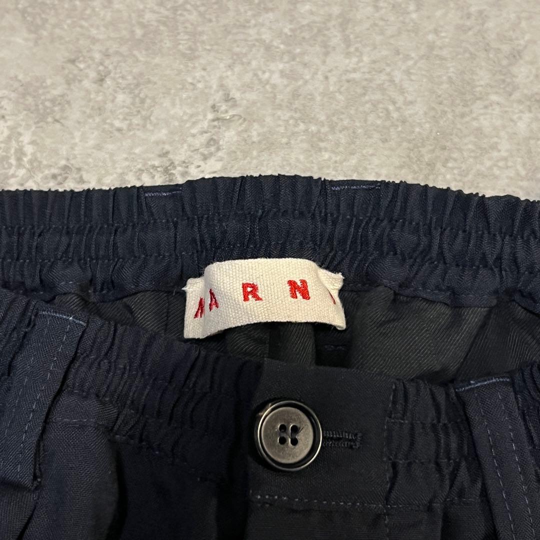 MARNI 23SS テーパード スラックス Navy 44 マルニ