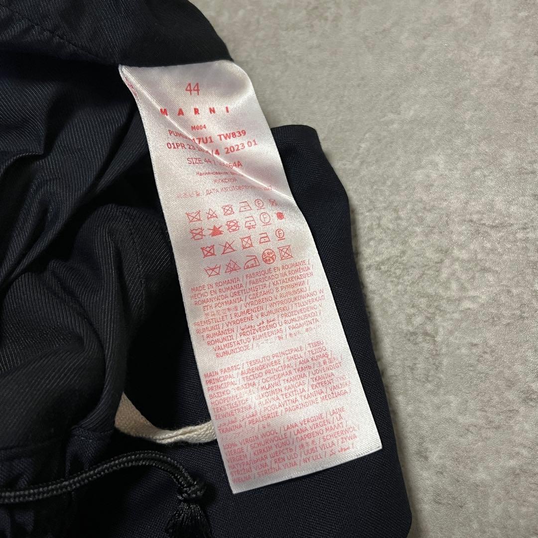 MARNI 23SS テーパード スラックス Navy 44 マルニ