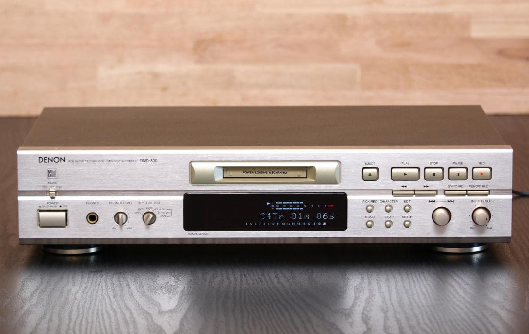 DENON DMD-800 MDデッキ　MDプレーヤー/レコーダー　 日本製②