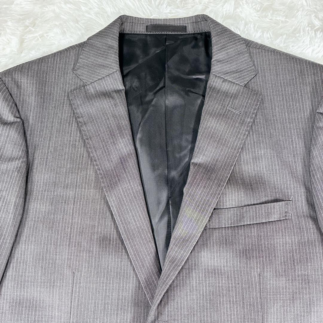 美品 バーバリーブラックレーベル グレー スーツ セットアップ 38R 日本製