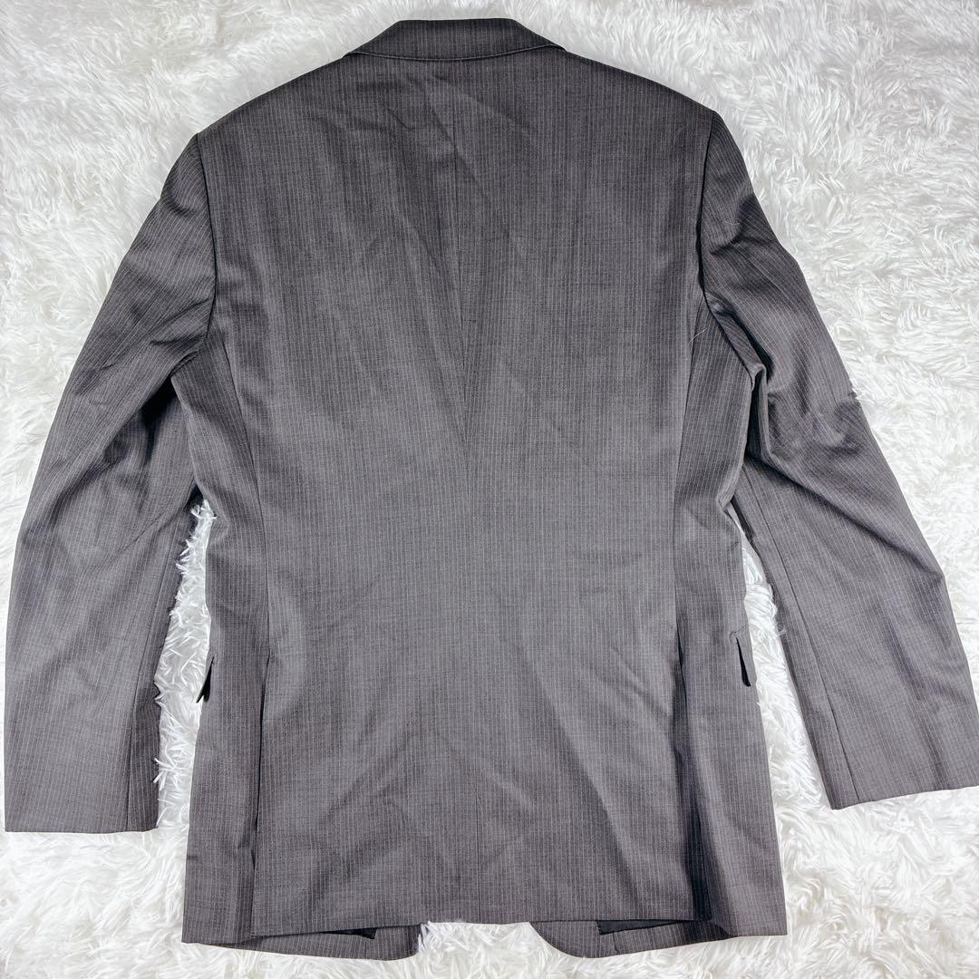美品 バーバリーブラックレーベル グレー スーツ セットアップ 38R 日本製