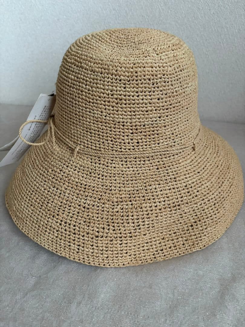 ヘレンカミンスキー 麦わら帽子未使用タグ付き　ナチュラル