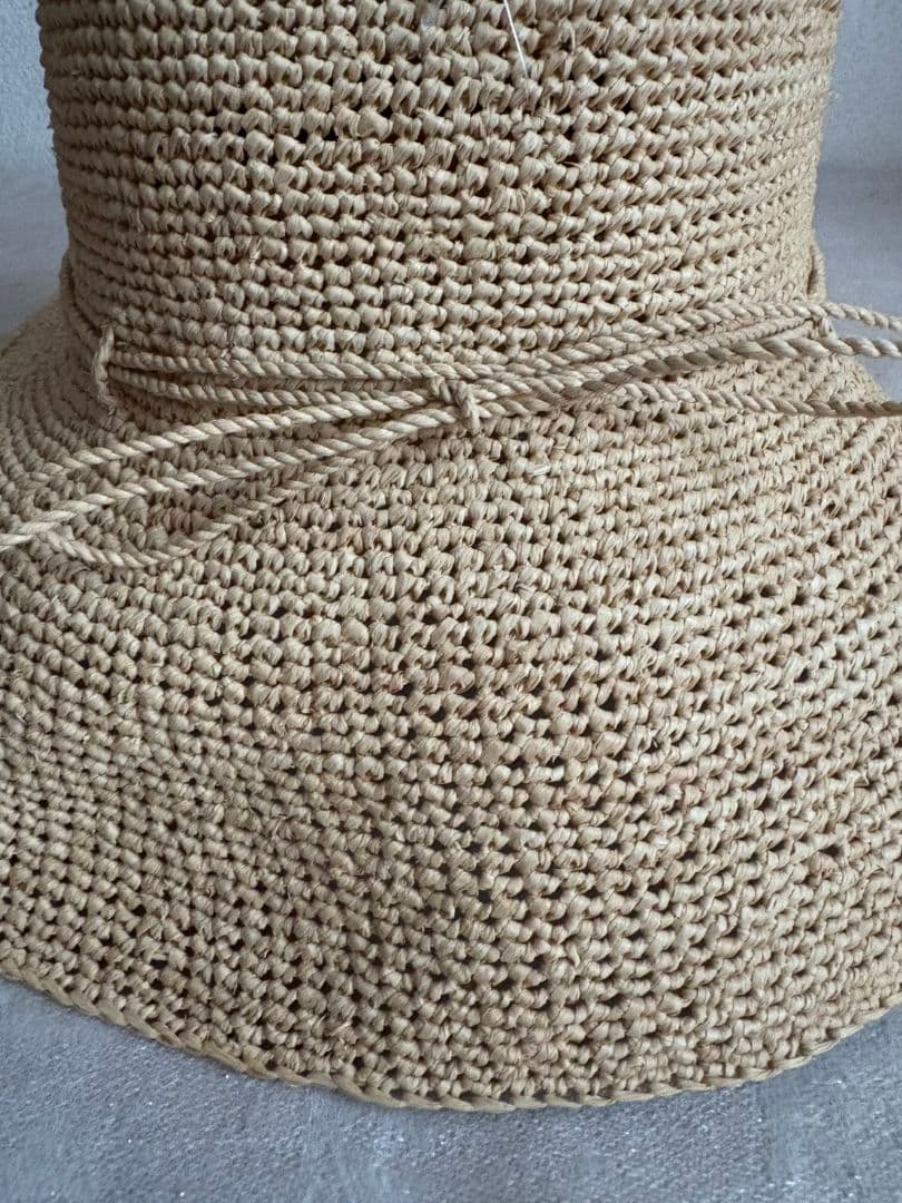 ヘレンカミンスキー 麦わら帽子未使用タグ付き　ナチュラル