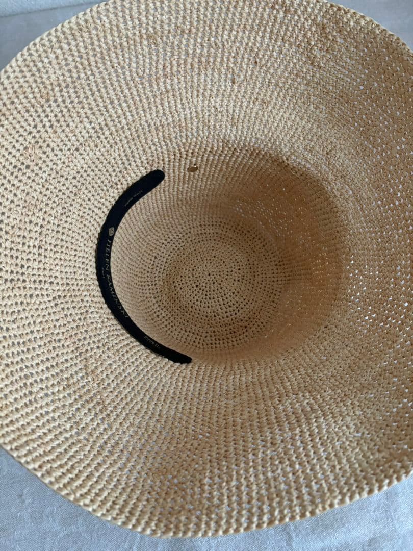 ヘレンカミンスキー 麦わら帽子未使用タグ付き　ナチュラル