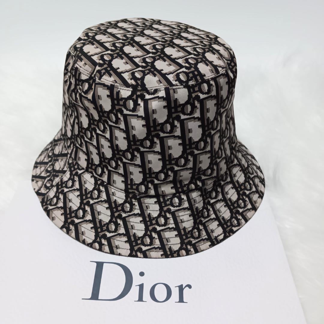 【美品】Dior リバーシブル トロッター バケットハット